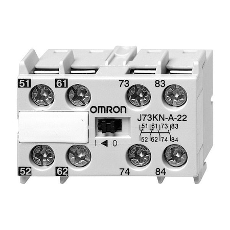 Omron Aug Contact Block for J7KNA J73KN-A-22