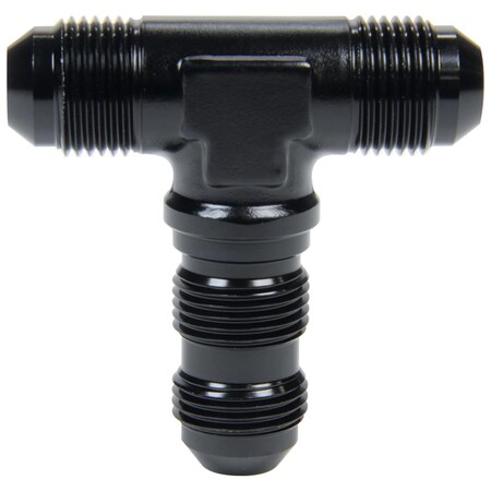 Powerhouse 4AN Tee on the Side Bulkhead Fuel Fitting, Black PO3621894