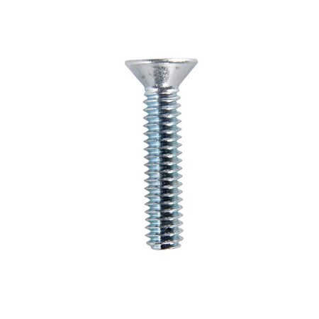 Hillman Machine Screws No. 1/4-20 X 1-1/4in L Phillips Flat Head Zinc-Plated Steel Zinc-Plated 101140