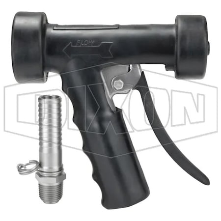 Dixon Industrial Grade Spray Nozzle, 12.5 GPM, 150 psi, Stainless Steel 300SSSG