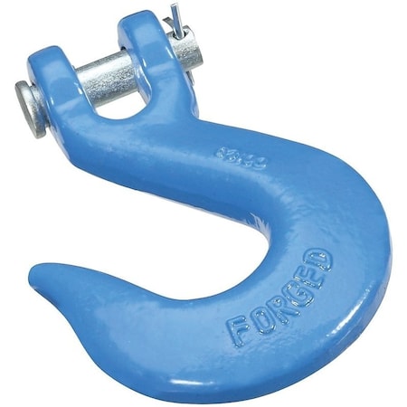 National Hardware 3242BC Series Clevis Slip Hook, 3/8 in, 5400 lb Working Load, Steel, Blue N177-279