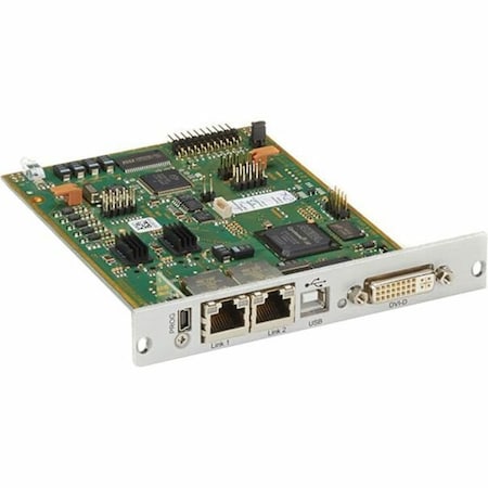 Black Box BLACK BOX Modular KVM Extender Transmitter - Single-Monitor, DVI-D, 2 USB-HID, 1G, 2 Redundant CATx ACX1MT-DHID-2C