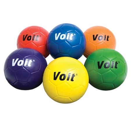 Voit Tuff-Coated Foam Soccer Ball, Orange 1243956