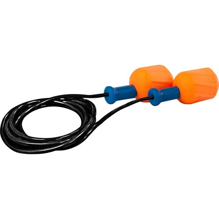 Pip Disposable Soft Polyurethane Foam Corded Ear Plugs, NRR 30 / SNR 38, 100PK 267-HPF610C