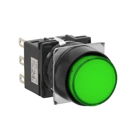 Idec 16mm 5VDC, green LED LB1L-M1T51G