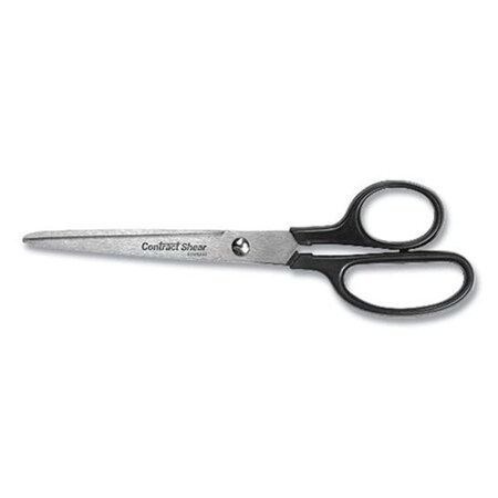 Gourmetgalley 7 in. Contract Stainless Steel Standard Scissors, Black GO3757725
