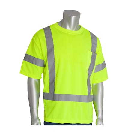 Pip T-Shirt, Lay Flat, Hi-Vis Yellow 313-CNTSE