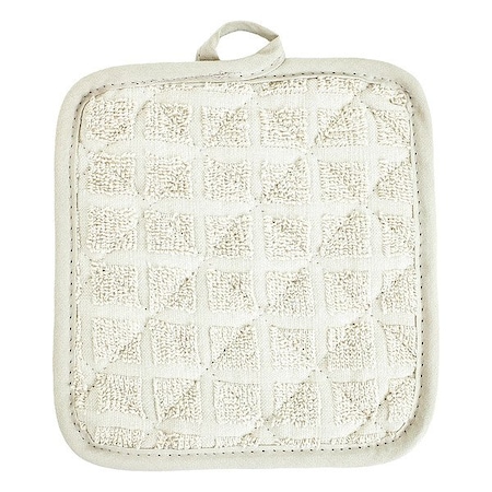 Martex Pot Holder, Ring-Spun Cotton, Tan, PK48 1C41654