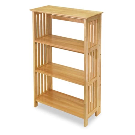 Winsome Beech Beechwood SHELF 4-TIER FOLDABLE NATURAL 82427