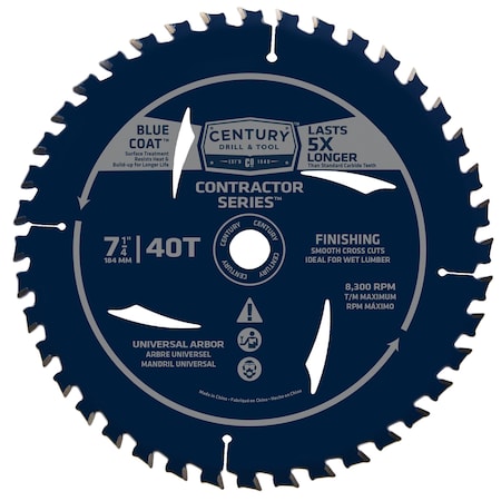 Century Drill & Tool Contractor Finishing Saw Blade 10206