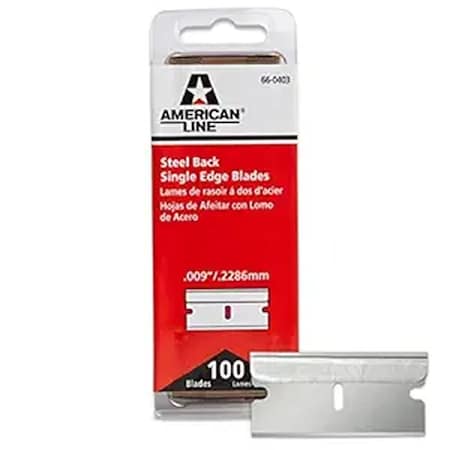 American Safety Razor #12 CARBON STEEL RAZOR BLADE, 100PK APBL-7055-0000