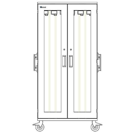 Capsa Healthcare Mobile Medical Cabinets LPC-T2736-G-CATH