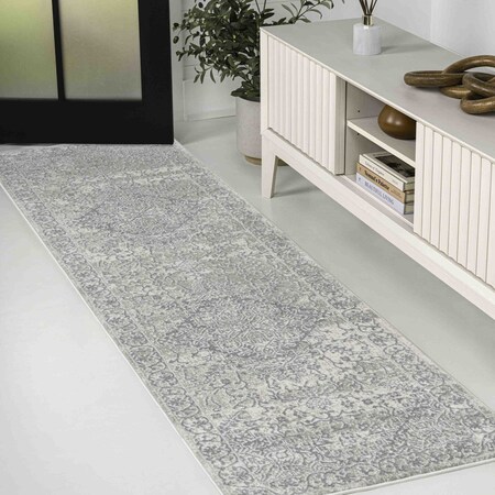 Jonathan Y Modern Persian Vintage Medallion Cream 2 ft. x 8 ft. Runner Rug MDP100C-28