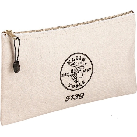 Klein Tools Tool Bag, Tan, Canvas, 0 Pockets 5139