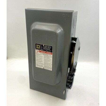 Square D Safety Disconnect Switch Non-Fusible 60A 600V 60HP 3P 3PH Type 1 HU362N