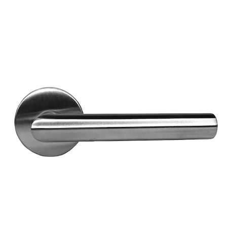 Omnia Stainless 12 Lever Passage 2-3/8in Backset; T Strike; 1-3/8in Door Satin Stainless Steel Finish 12/38T.PA32D