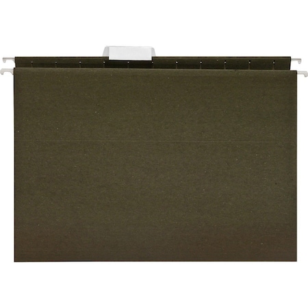 Business Source Hanging File Folder, Green, PK25 BSN17533
