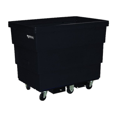 Royal Basket Trucks Cube Truck, Blk, Rubber G13-BKX-RFE-4HNN