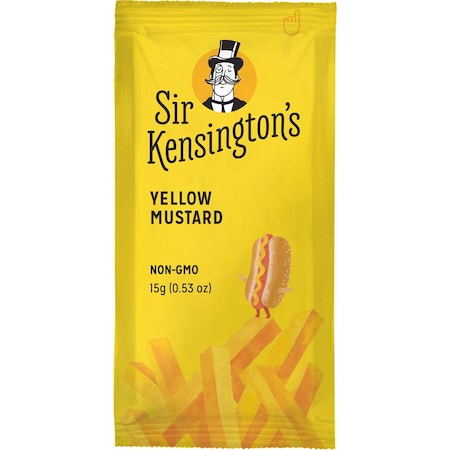 Sir Kensingtons 15 Gram Yellow Mustard Packet, 50 count, 50PK 67331122