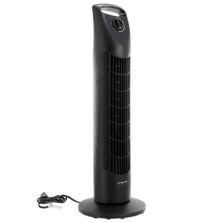 Air Monster 30 Inch 3 Speed Oscillating Tower Fan in Black 15830