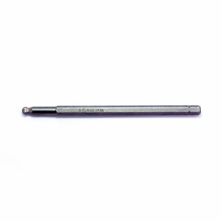 Genius Tools 1/4in Hex Shank, 5mm Hex Screwdriver Bit 125mmL 4635