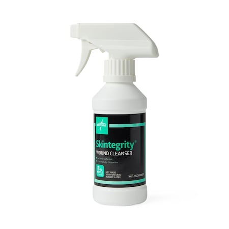Medline Skintegrity Wound Cleanser with Educational Packaging, 8 oz. Bottle with Trigger Sprayer, 6PK MSC6008EP