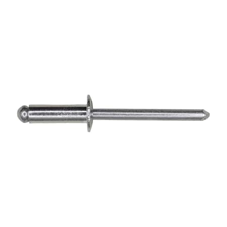 Auveco Blind Rivet Aluminum/Steel Dome 3/8in Diameter 3/16in Grip 1/4in - 3/8in, 1000PK 8919