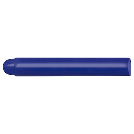 Markal Marking Crayon, 4-7/8 in L, Blue, Wax 82452G