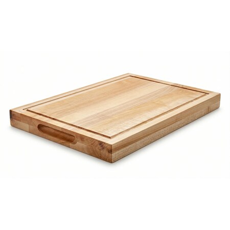Amgood 12 in. x 18 in. Maple Wood Cutting Board, Reversible with Juice Groove and Handles AMG MWCB-1218-SQJG-Z