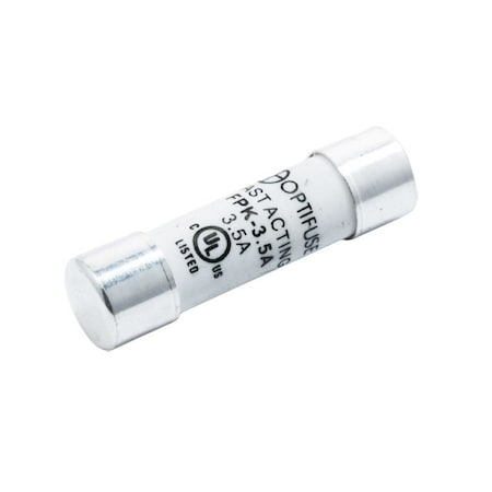 Optifuse Midget Fuse, FPK Series, Fast-Acting, 1A to 30A, 600V AC, 100kA at 600V AC, 10kA at 600V DC FPK-30A