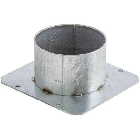 Hubbell Wiring Device-Kellems Recessed 10" Series, Bottom Feed Plate, Center, 2-1/2" EMT S1R10CBF250