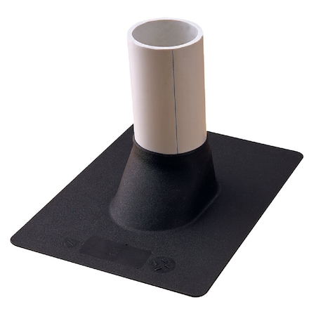 Oatey Flex-Flash No-Calk 1-1/4'' to 1-1/2'' Elastomer Roof Pipe Flashing 14009