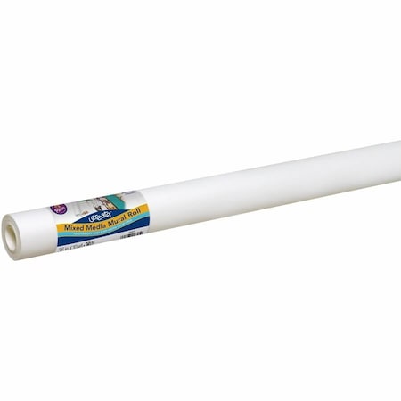 Ucreate Mixed Media Paper Roll, White PAC4845