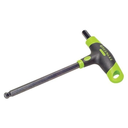 Greenlee SAE Plain Ball Hex Key Hex Key, 3/8" Tip Size, 5 49/64 in Long, 2 35/64 in Short 0254-51