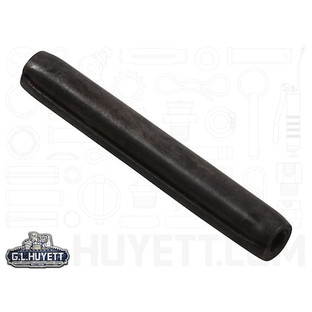 Huyett Coiled Spring Pin, Standard Duty, High Carbon Steel, 0.109 in Dia x 0.750 in L SPC-109-0750
