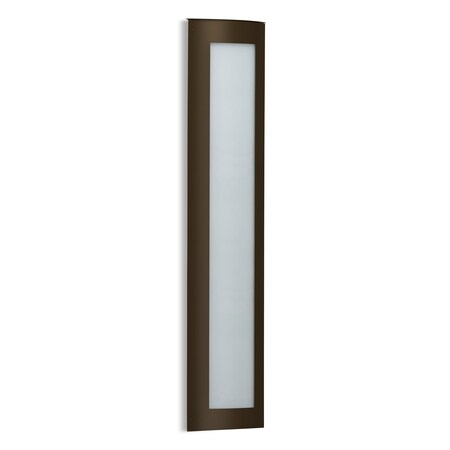 Besa Lighting Expo 38 Outdoor, White Acrylic, Bronze Finish, 1x48W LED EXPO38-WA-LED-BR