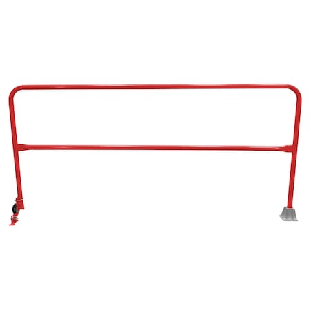 Vestil Steel Dock Safety Swing Gate 8 Ft. Length Red SSG-8-RD