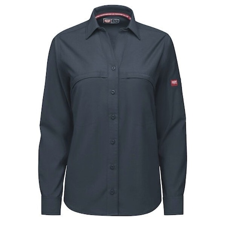Red Kap Women's Work Shirt, Blue, XS TSW3AC