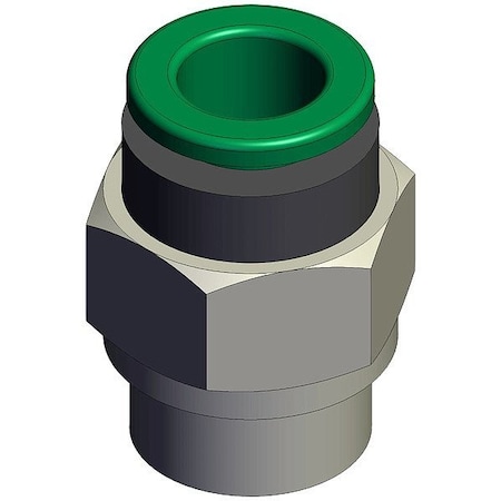 Smc Push-Fit Fitting, Straight KRH08-G02