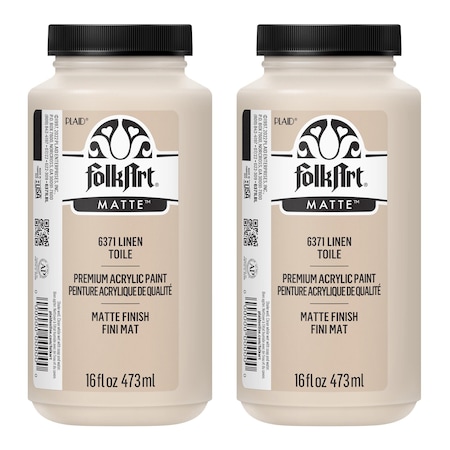 Folkart Acrylic Paint, Matte, Acrylic Base, Linen 6371