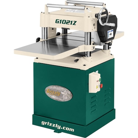 Grizzly 15" 3 HP Planer with Cabinet Stand G1021Z