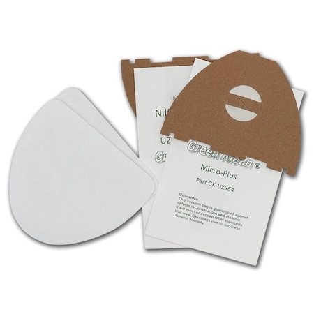 Dendesigns Nilfisk Advance UZ964 Hip Vac Replacement Vacuum Bags, 200PK DE1538929