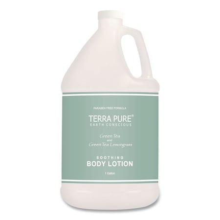 Diversified Hospitality Solutions Terra Pure Lotion Gallon, 1 gal Bottle, Green Tea and Lemongrass Scent 002270EA