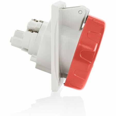 Leviton Pin & Sleeve Receptacle, 32 A, 440/460V AC, 4 Pole, Red W432-R11