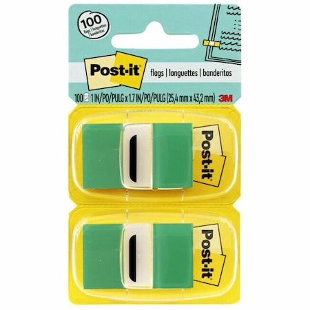 Post-It Flag, 50Fl/Dsp, 12Dsp/Bx, Green, PK6 680-GN12