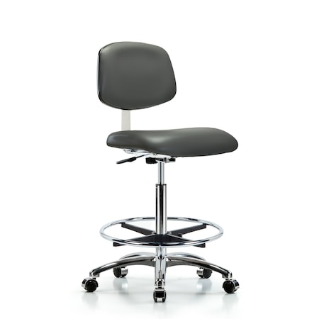 Blue Ridge Ergonomics Vinyl Clean Room Chair BR-CLR-VHBCH-CR-CF-CC-8823