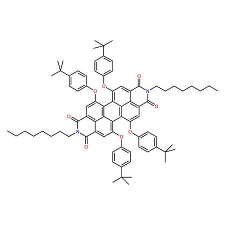 Ak Scientific N, N-Dioctyl-1, 6, 7, 12-Tetra-tert-butylphenoxyperylene-3, 4, 9, 10-tetracarboxylic dianhydride (100mg),  S097-100mg