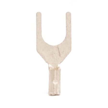Nichifu Fork Terminal, #8 Stud Size, 20 AWG, 1000 PK 12418