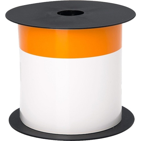 Brother Pre-CutLabelStockRoll, Orange/White, Gloss BMSLT46OR