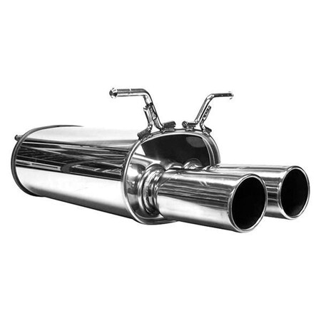 Superjock Hi-Power Sport Axle-Back Exhaust System with Dual Rear Exit for 2003 Infiniti G35 SU2005524